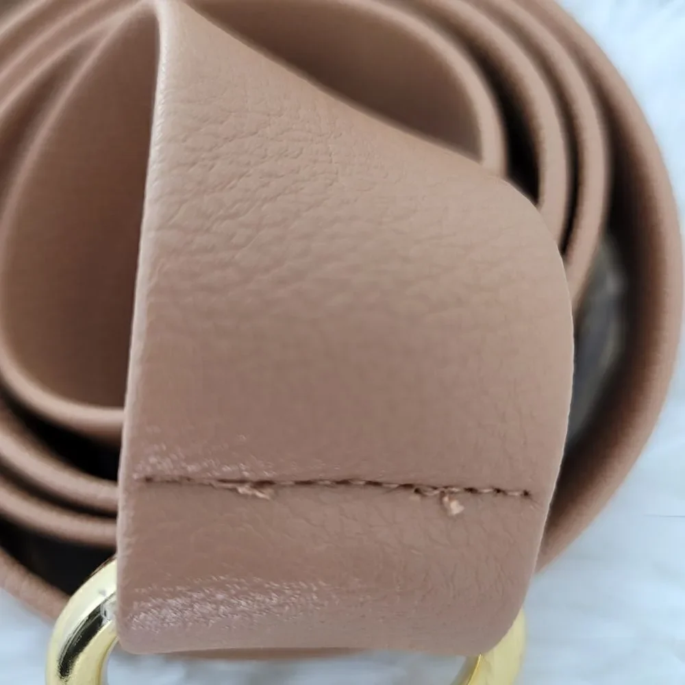 B-low the belt tan faux leather belt - Picture 4 of 6